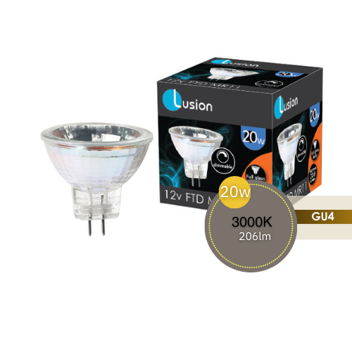Halogen Low Voltage Dichroic 12v FTD MR11 20W 30° Lamp 
