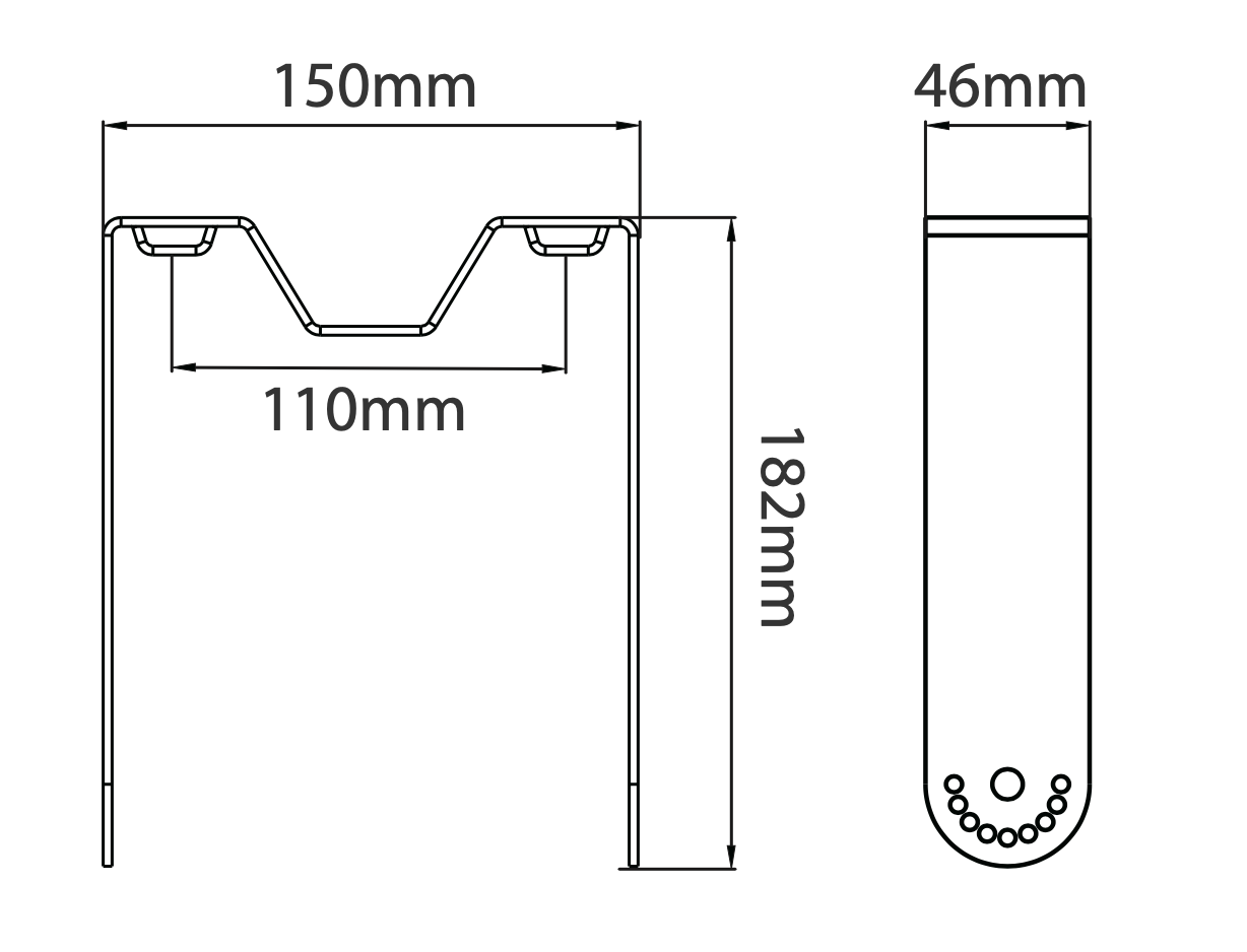 Ark Surface Mounting Bracket for Ark Highbay - 333379