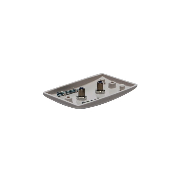 Hills Antenna BC74727 Dual F-Type High Return Loss Wall Plate