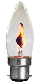 Flicker Flame 250V Lamps