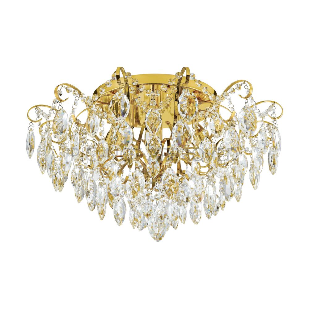 FENOULLET 1 CLOSE TO CEILING 6X25W E14 BRASS  39602