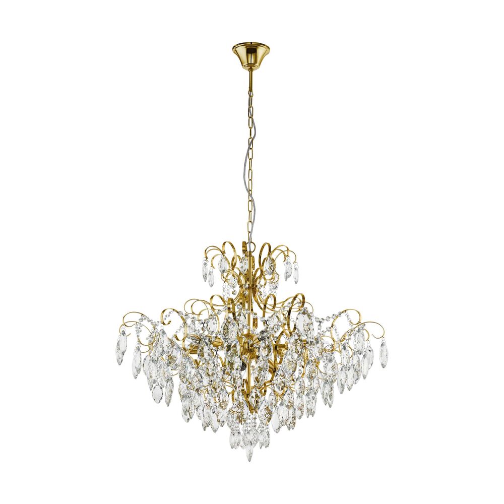 FENOULLET 1 PENDANT LIGHT  9X25W E14 BRASS  39606