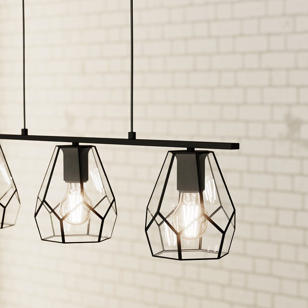 Mardyke 3 Light Pendant Black 43644