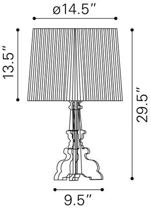 Salon L Table Lamp