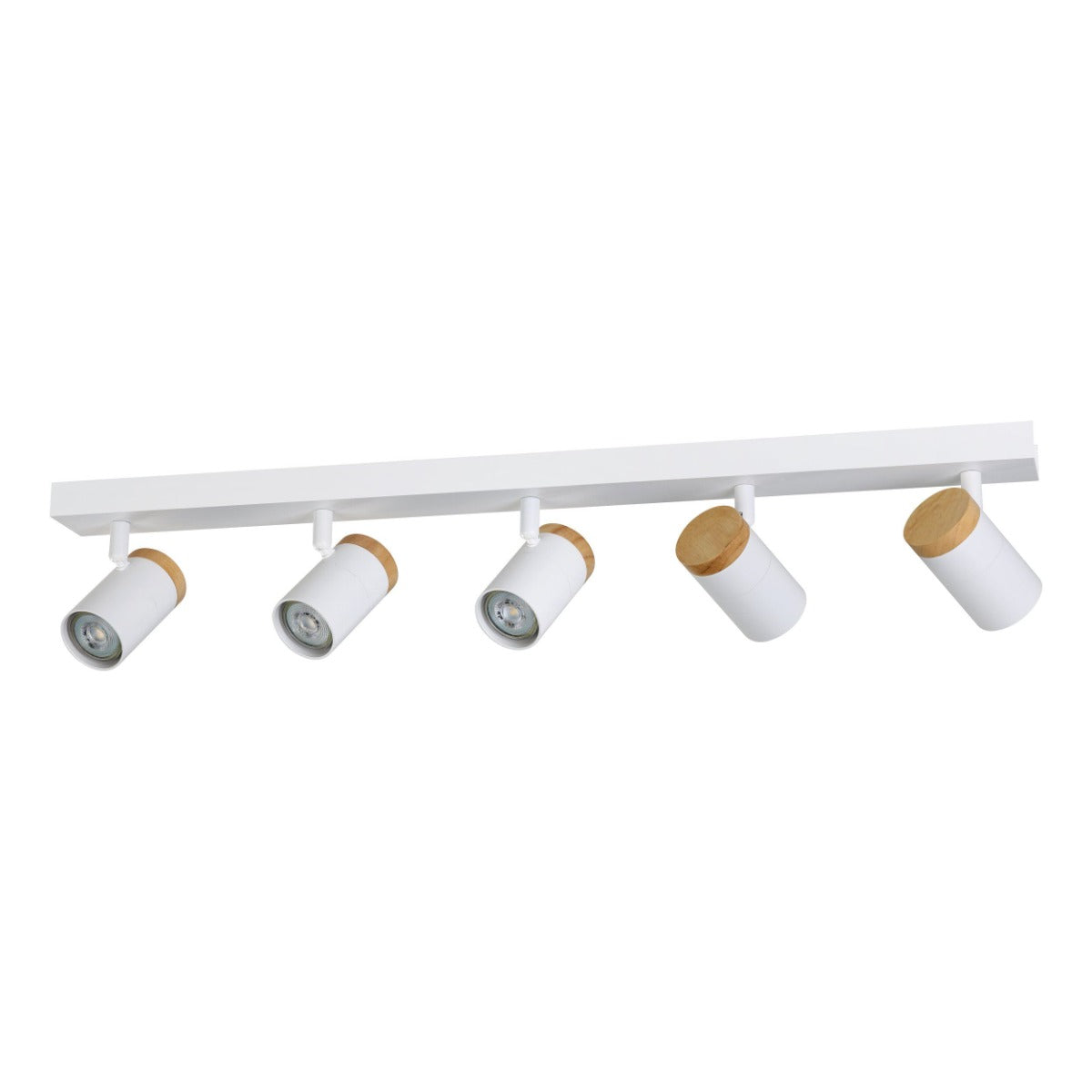 CARTAGENA SPOT 5X5W LED 4000K WHITE WITH WOOD 206182