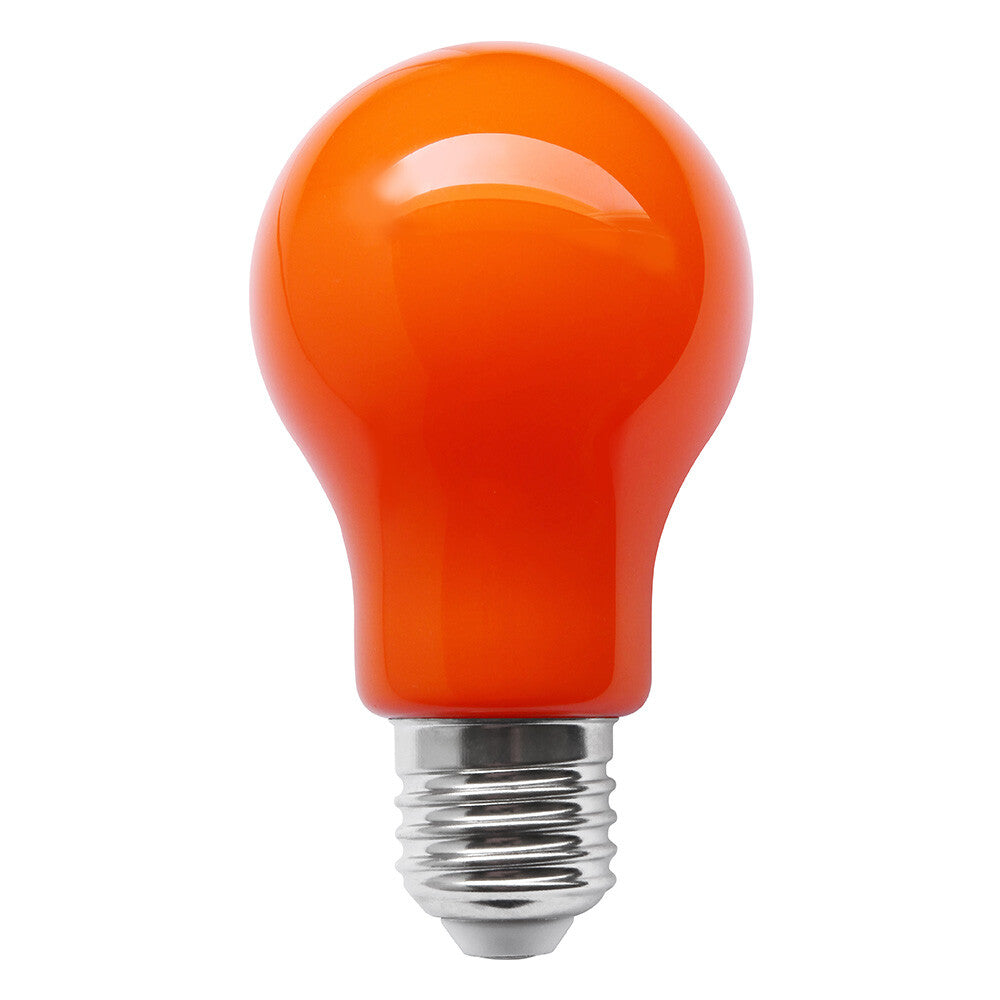 3 Watt Orange GLS LED Light Bulb (E27) - 20703