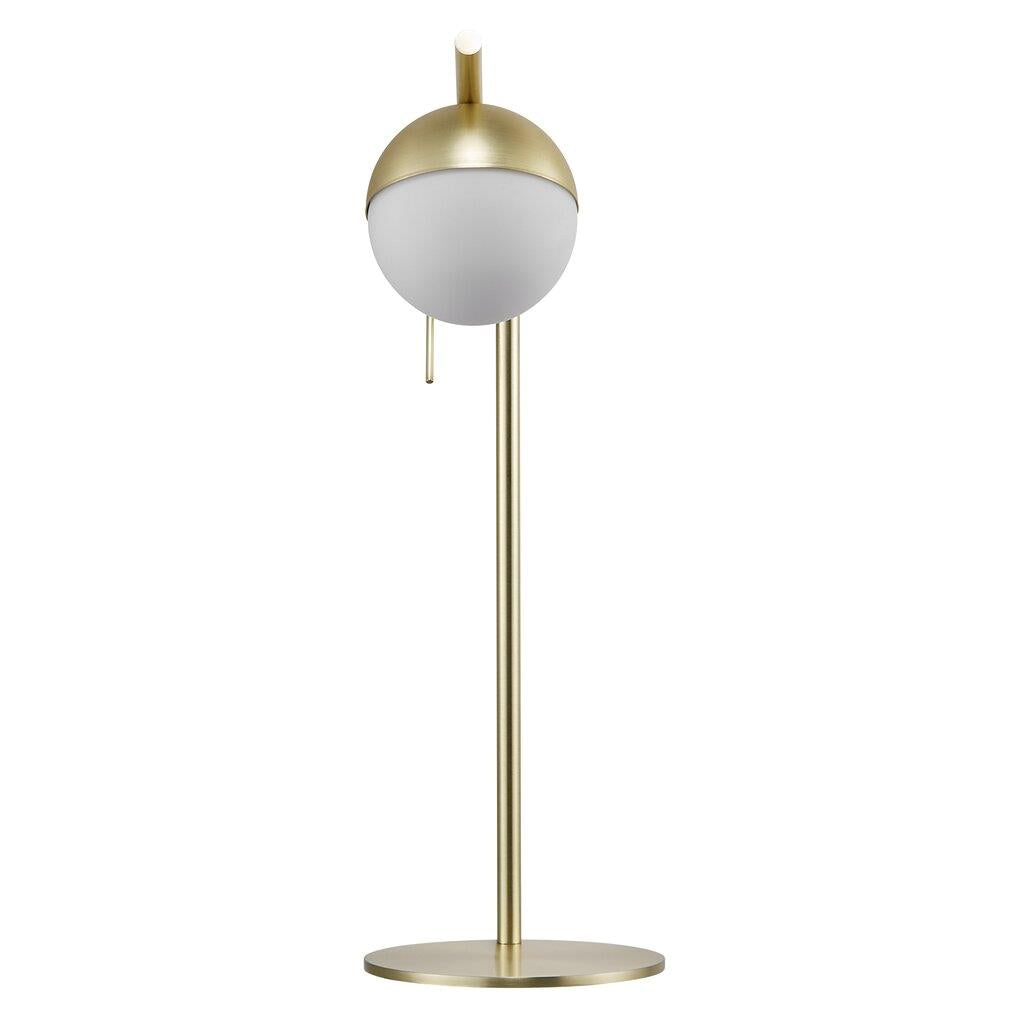 Contina Table Metal, Glass Brass, Opal - 2010985035