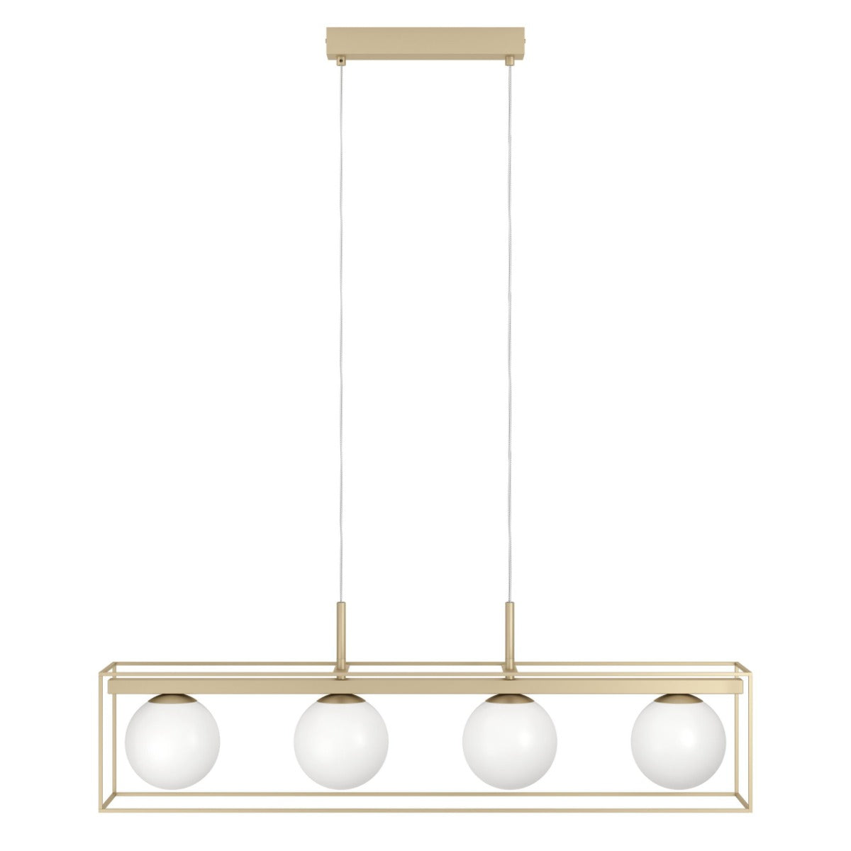 Vallaspra 4 Light Pendant 40w E14 Champagne 97793