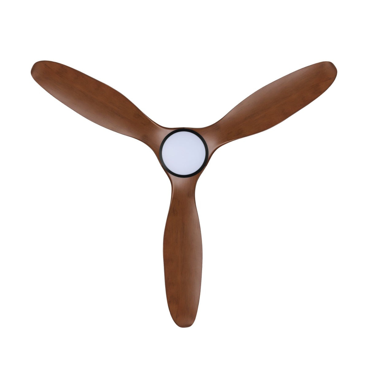 Noosa 60" 18W LED DC Ceiling Fan Aged Elm & Black / Tri-Colour - 204233