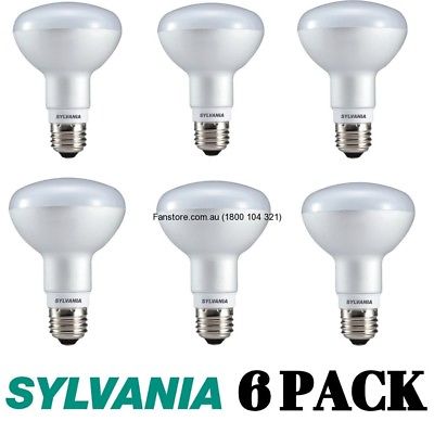 6 PACK SYLVANIA - DIMMABLE LED REFLECTOR LAMP, FROSTED R80 E27 9W 026736