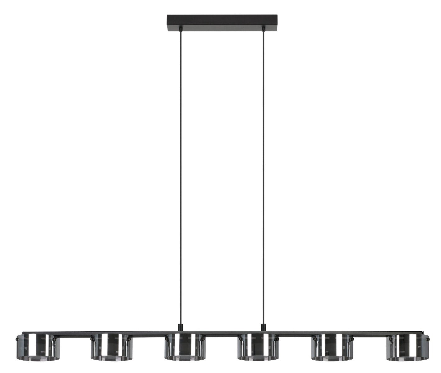 COPILLOS PENDANT LIGHT 6X5.4W LED 3000K BLACK  204735