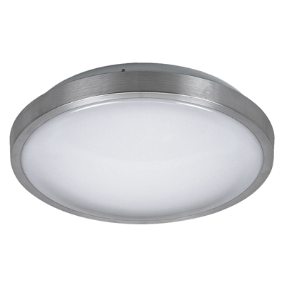 Circ Fluorescent Ceiling Light Satin Chrome 32W 727-32-SC Superlux