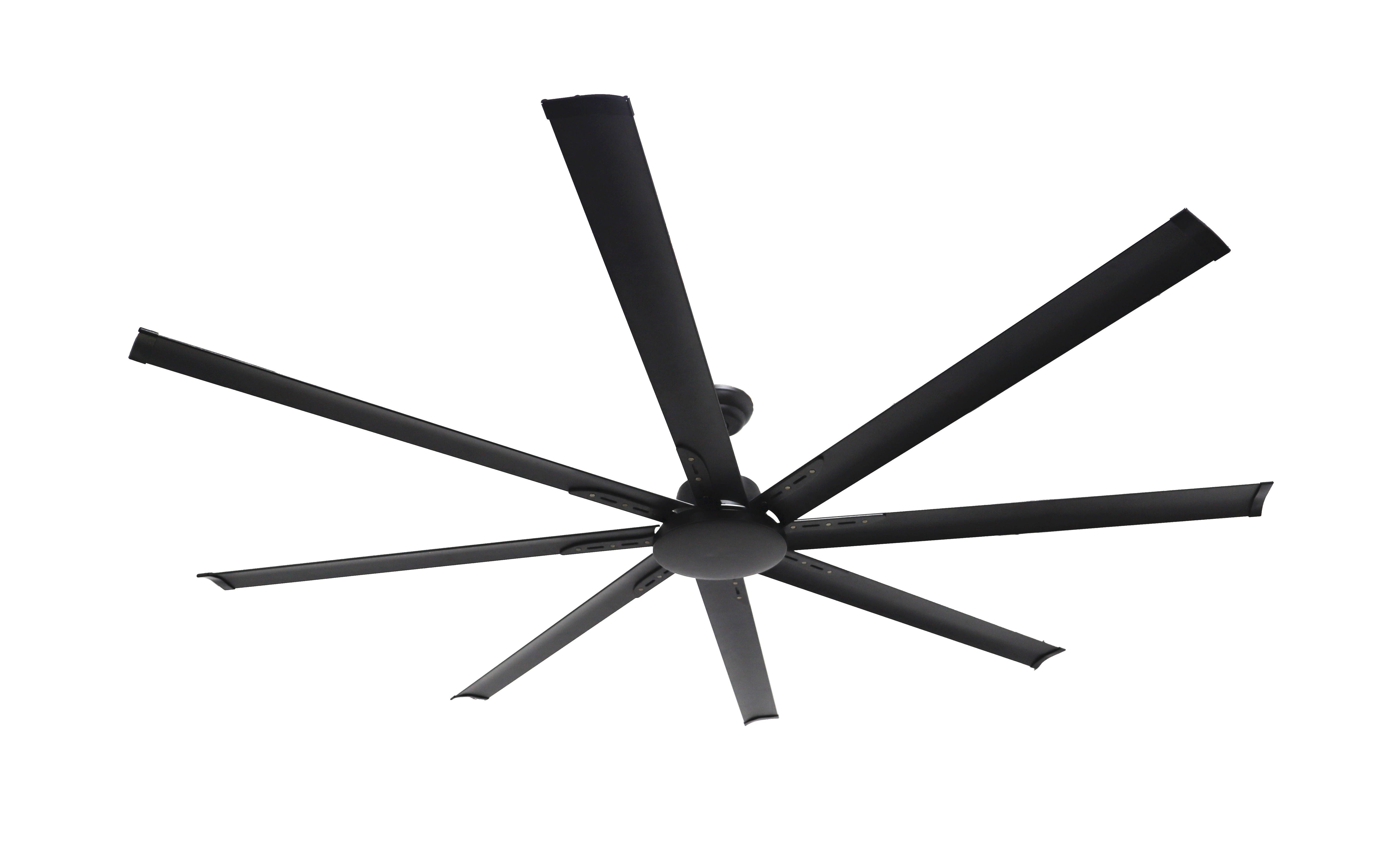 STORM II MATT BLACK CEILING FAN 84 INCH 55W SUPER POWERFUL MOTOR