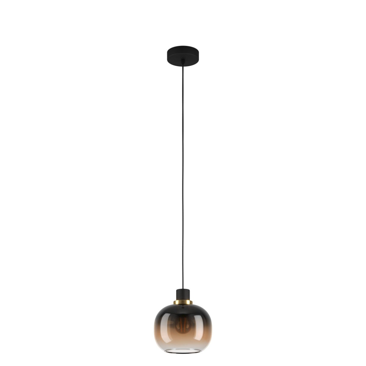 Oilella 1 Light E27 40W Pendant Brown 99614N