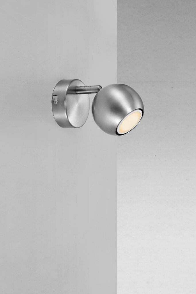 Chicago Wall Metal Brushed steel - 47440032