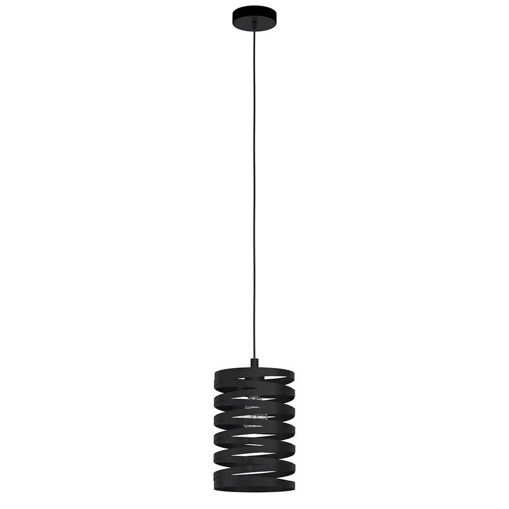 CREMELLA PENDANT LIGHT 1X40W E27 BLK 180MM SMALL 99346N