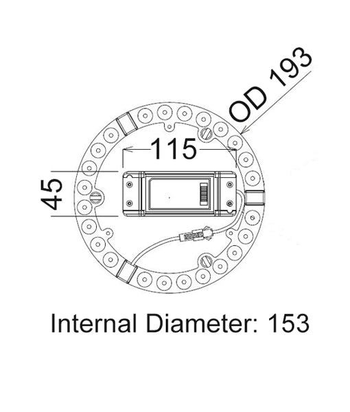CLA Lighting CKTRI LED Tri-CCT Oyster Conversion Kit