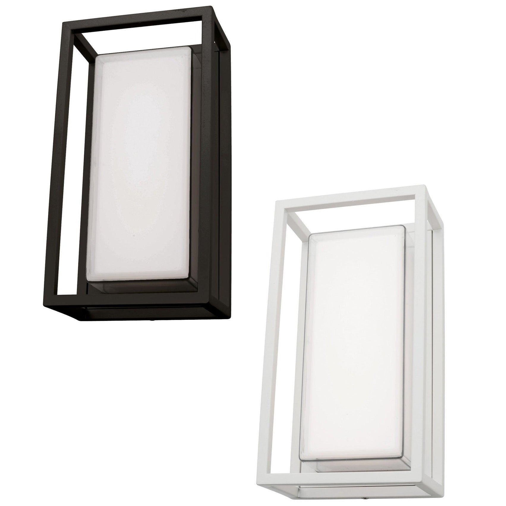 Mercator Cayman 12W LED Outdoor Wall Light – Black or White