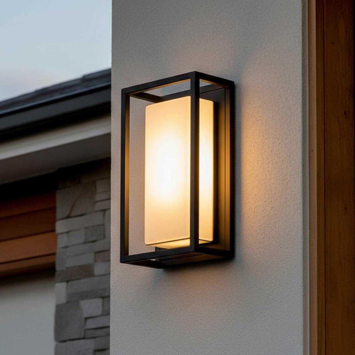Mercator Cayman 12W LED Outdoor Wall Light – Black or White