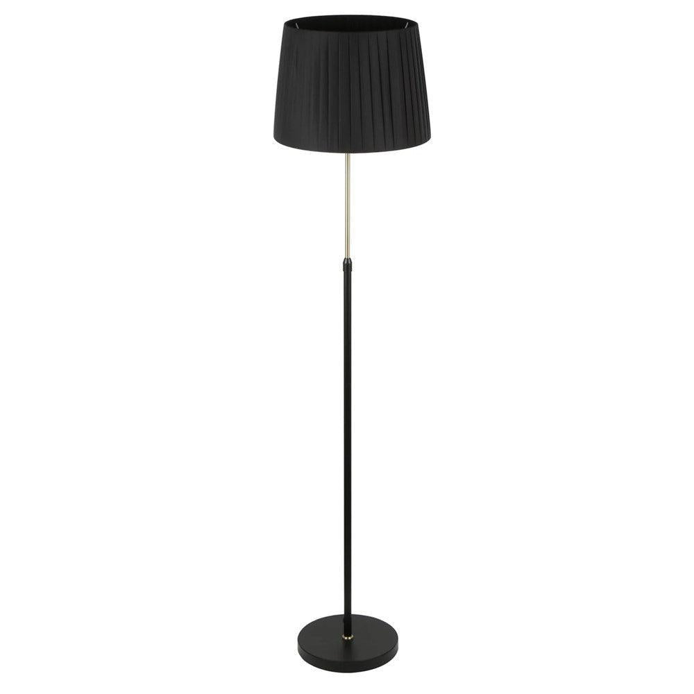 Crecer Adjustable Floor Lamp – Elegant Fabric Shade with Height‑Adjustable Design