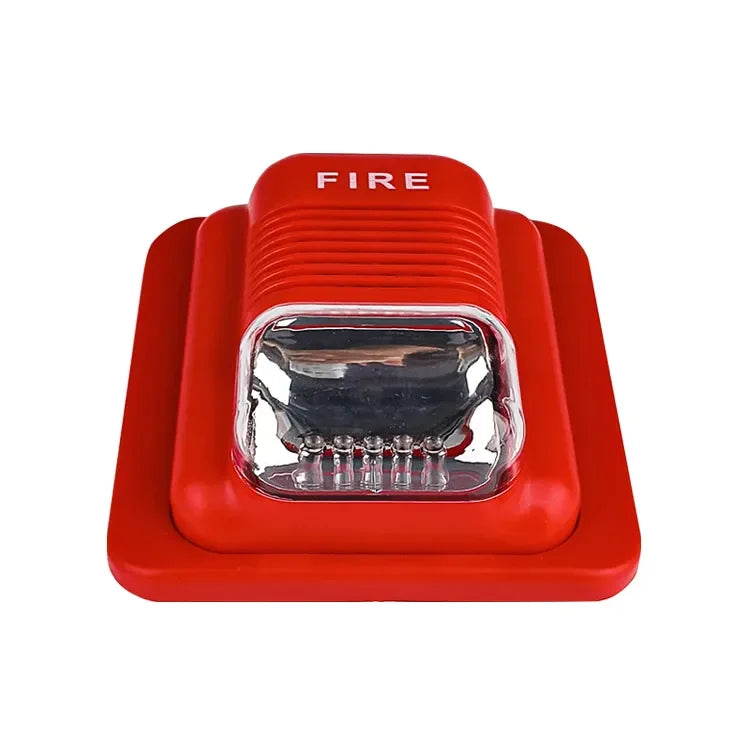 Yistar High‑Intensity Fire Strobe Siren with LED Flash, 12V/24V