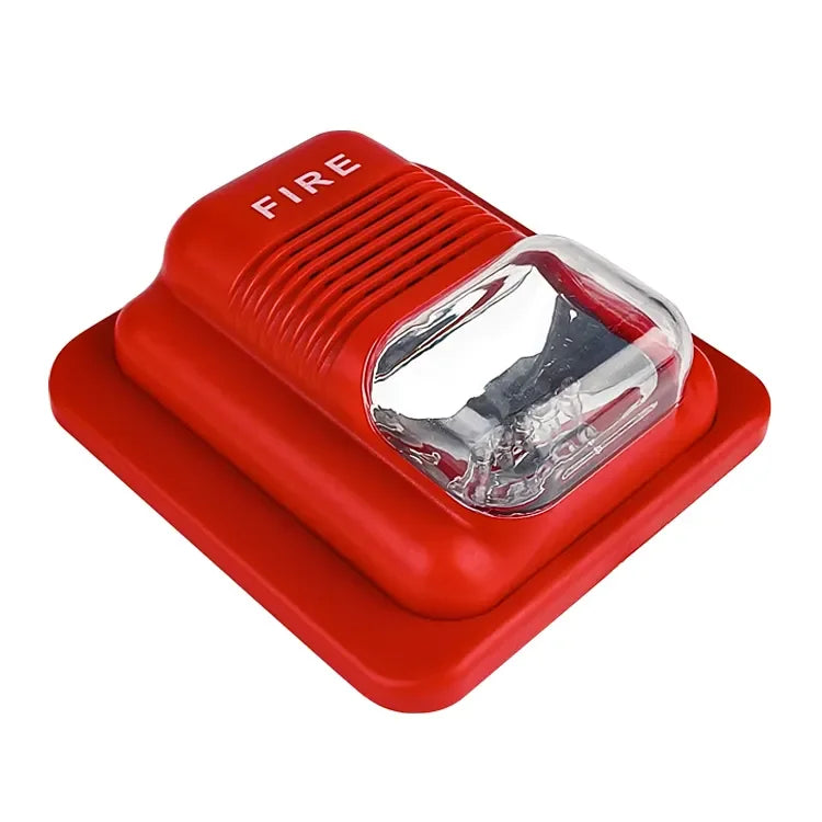 Yistar High‑Intensity Fire Strobe Siren with LED Flash, 12V/24V
