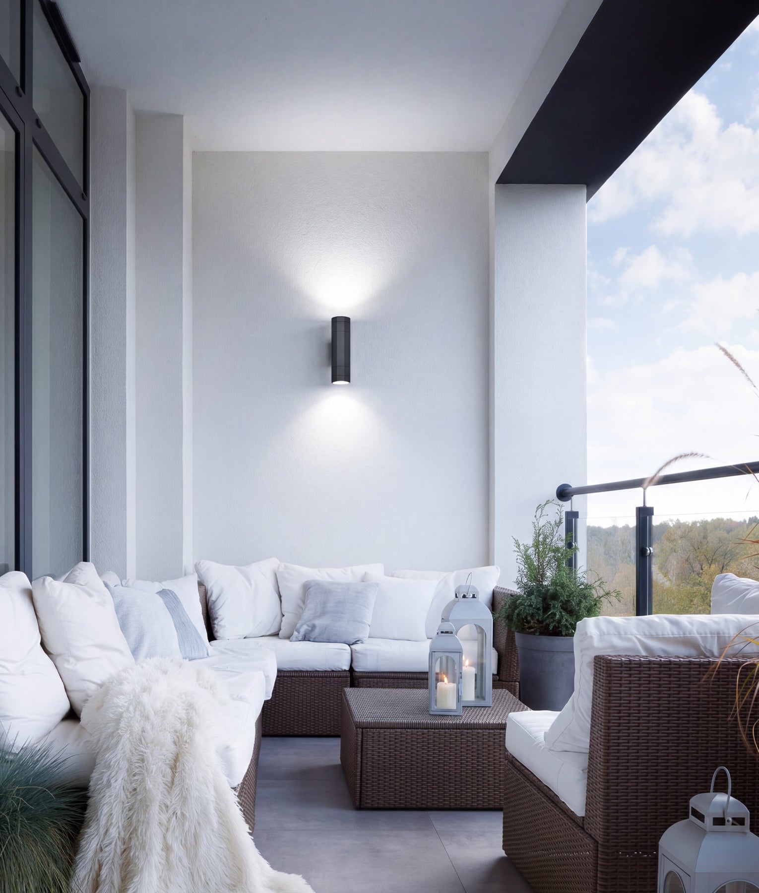 CLA Lighting OCTO GU10 Exterior Octagonal Pillar Lights IP65