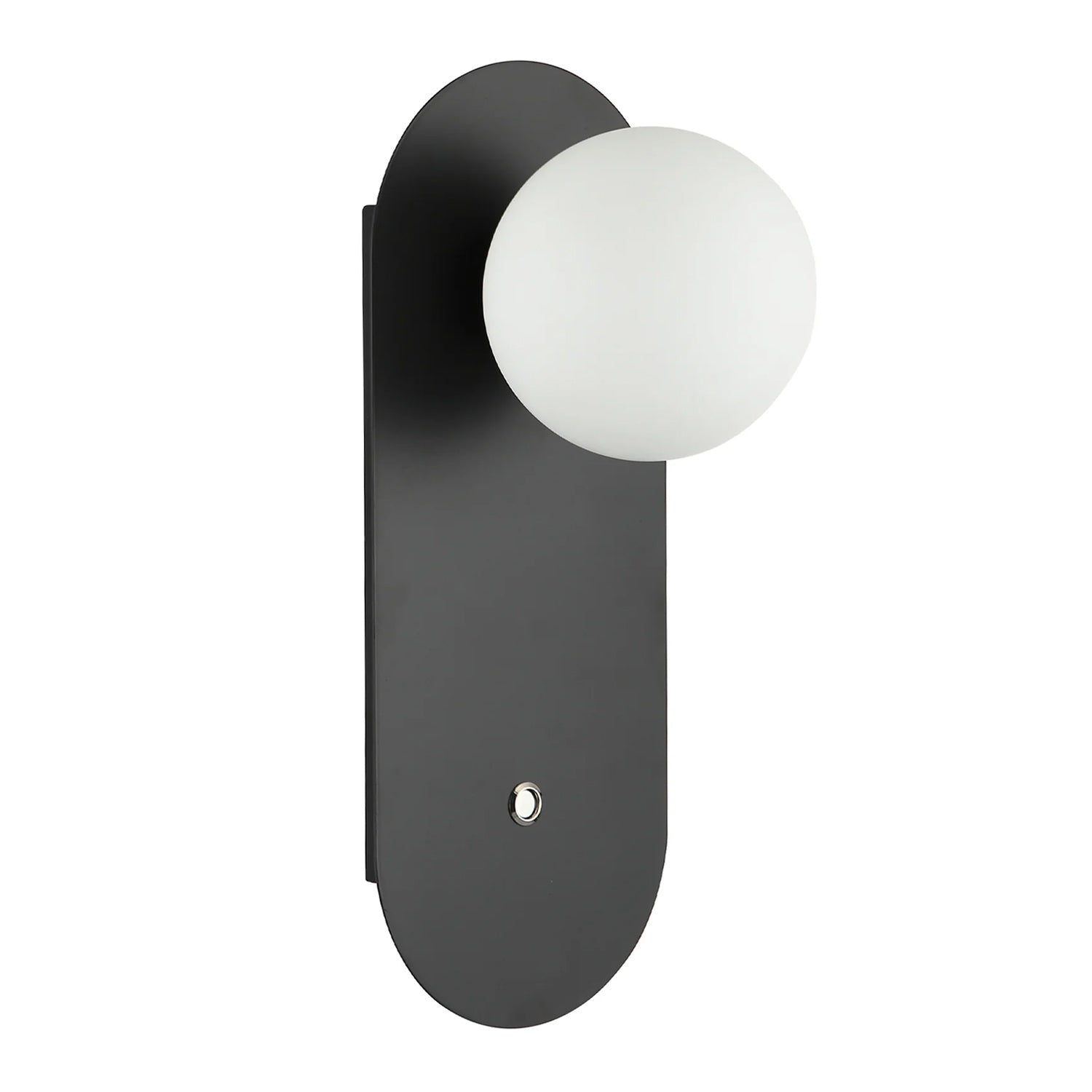 Ovalis Indoor Wall Light with Switch – Gold, Black, White Finish