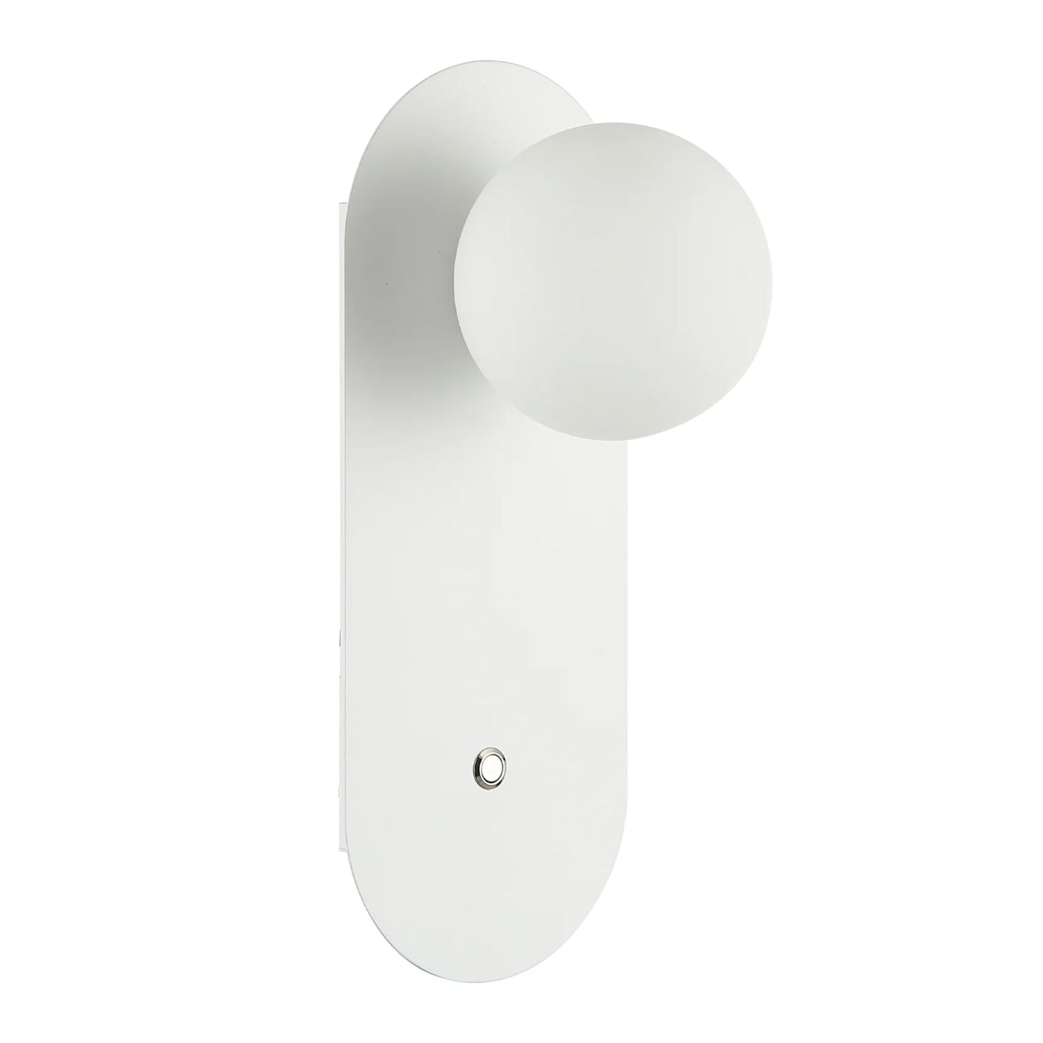 Ovalis Indoor Wall Light with Switch – Gold, Black, White Finish