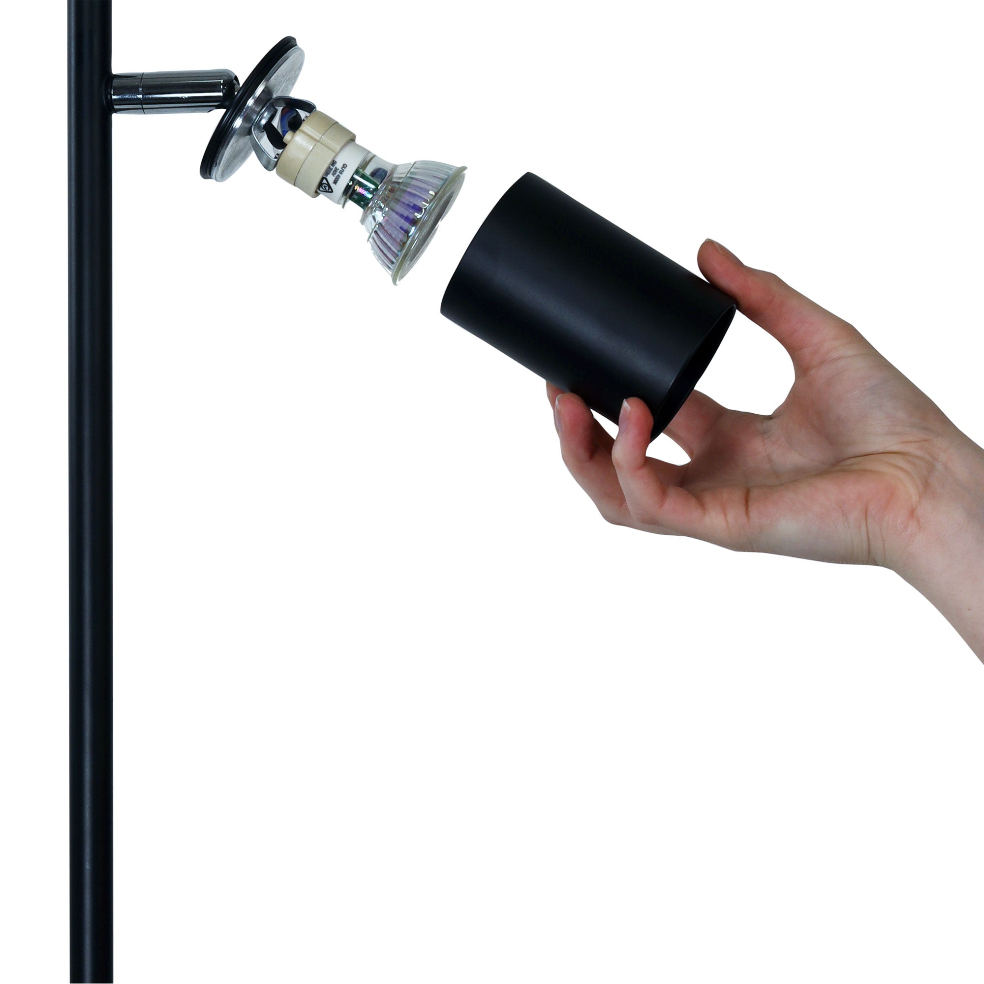 Stylux Lighting Ponte Desk Lamp Adjustable Spotlight Black