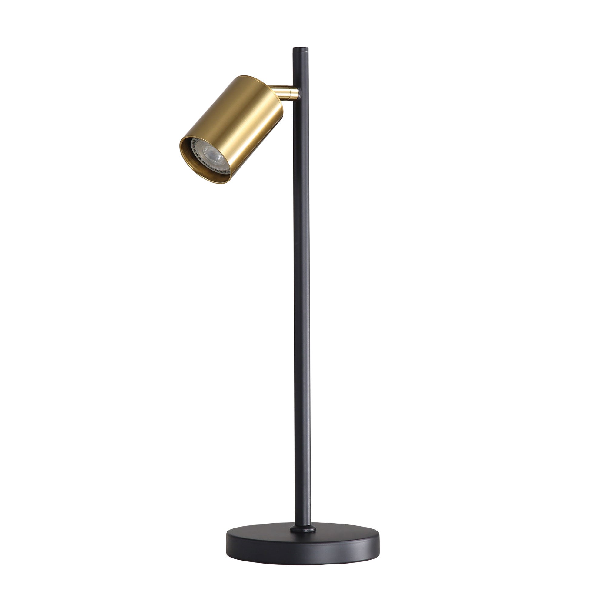 Stylux Lighting Ponte Desk Lamp Adjustable Spotlight Satin Brass