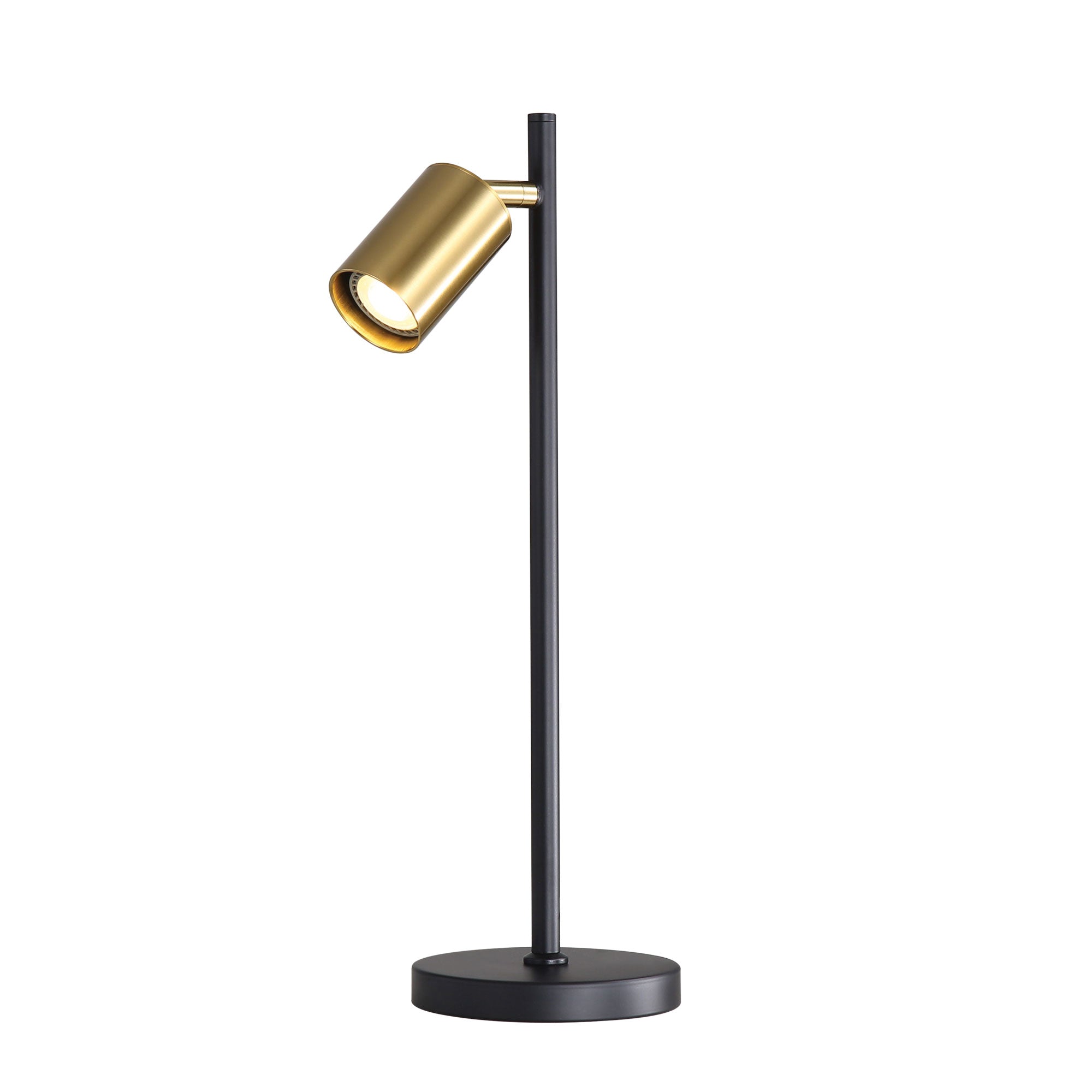 Stylux Lighting Ponte Desk Lamp Adjustable Spotlight Satin Brass