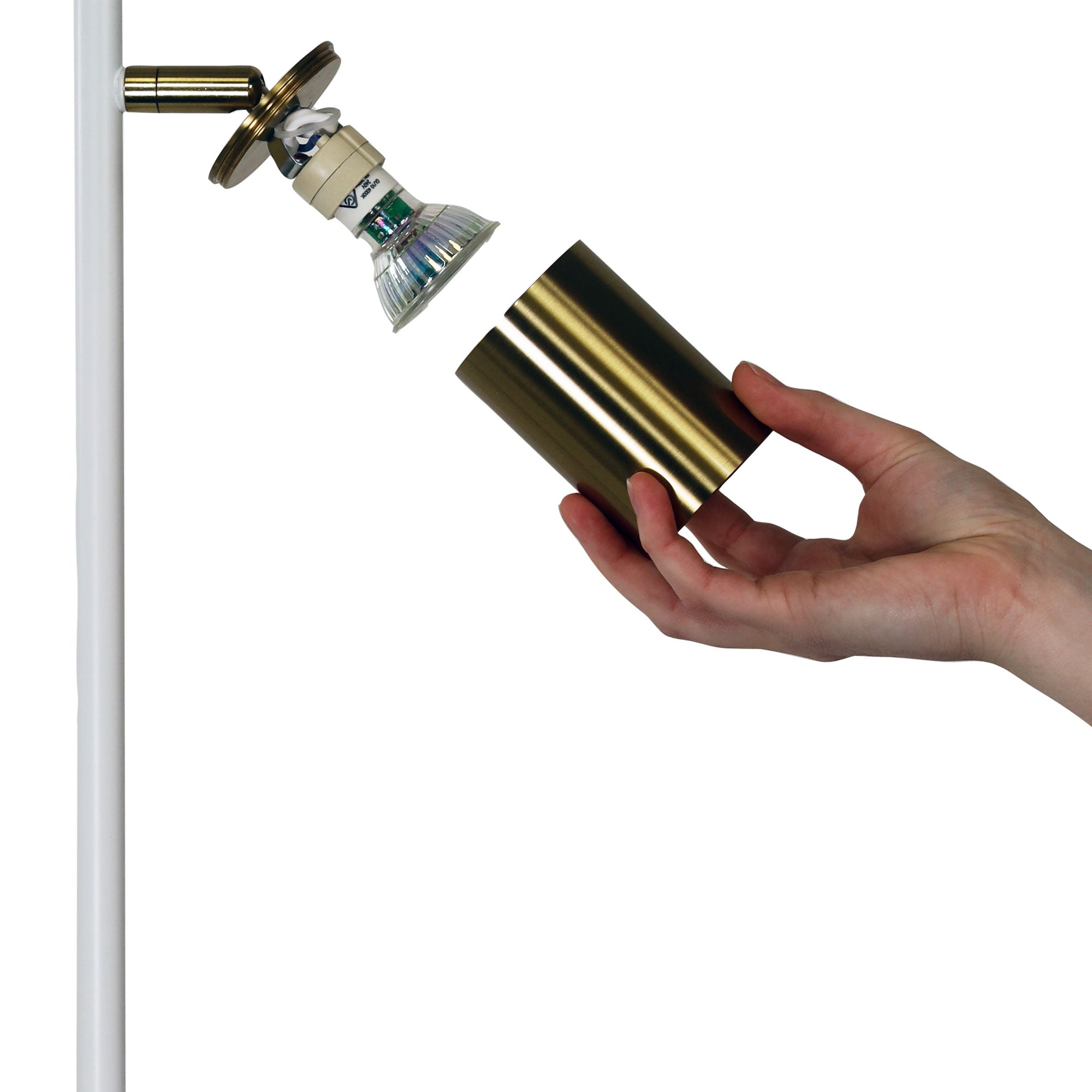 Stylux Lighting Ponte Desk Lamp Satin Brass