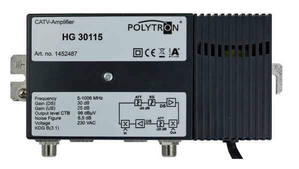 Polytron HG20115 CATV-Home Distribution Amplifier