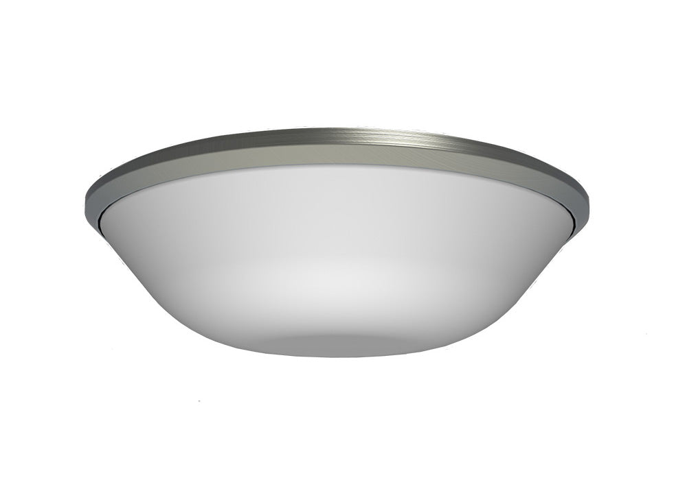Concept 3 2 x E27 Ceiling Fan Light Kit Brushed Aluminium - A3511