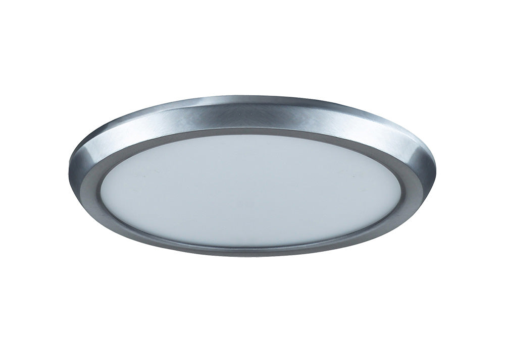 Concept 3 24W Dimmable LED Ceiling Fan Light Kit Brushed Aluminium / Cool White - A3514