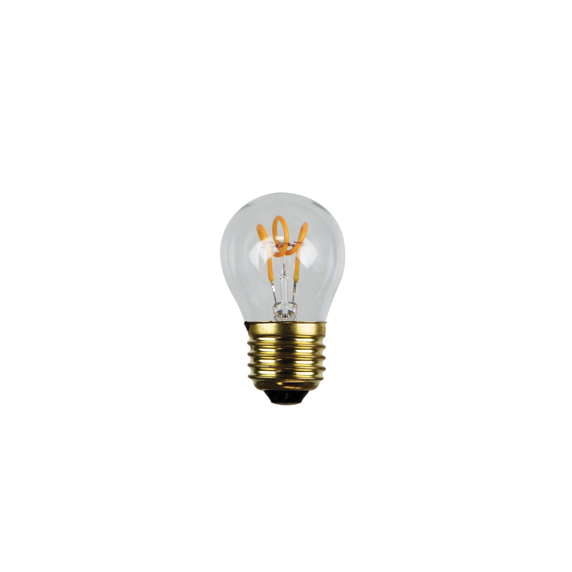 LED FILAMENT G45 SPIRAL DIMMABLE 3W E27 2200K - A-LED-22203222