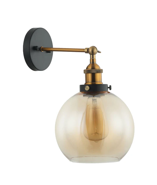 PESIN Swing Arm Glass Wall Lights PESINI3W