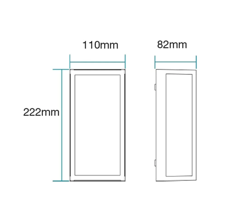 Ashton 10W Tricolour LED Wall Light - MLXA34510M