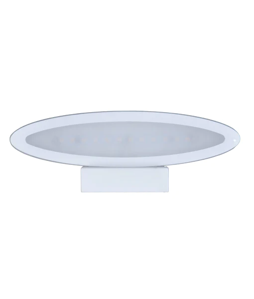 ATHENS LED Interior Matte White Oval 1 Way Wall Light- ATHENSG2