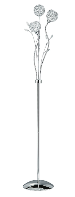 Elegant Floral Floor Lamp AU3573-CC