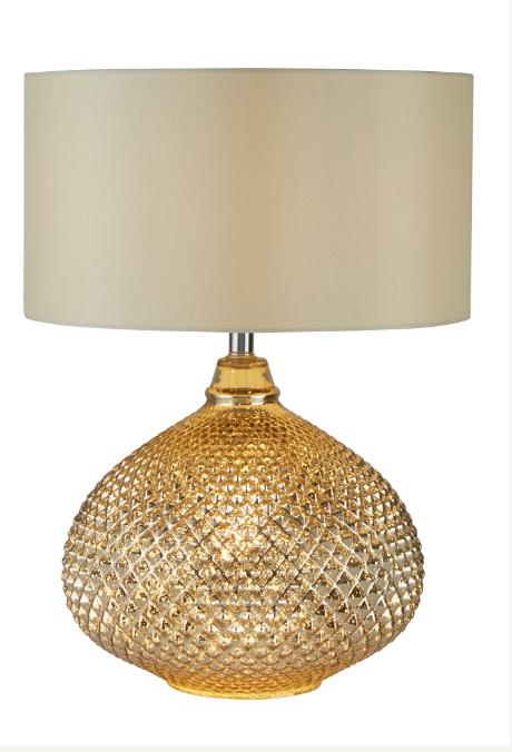 Textured Glass Table Lamp in GOLD AU5481-GO