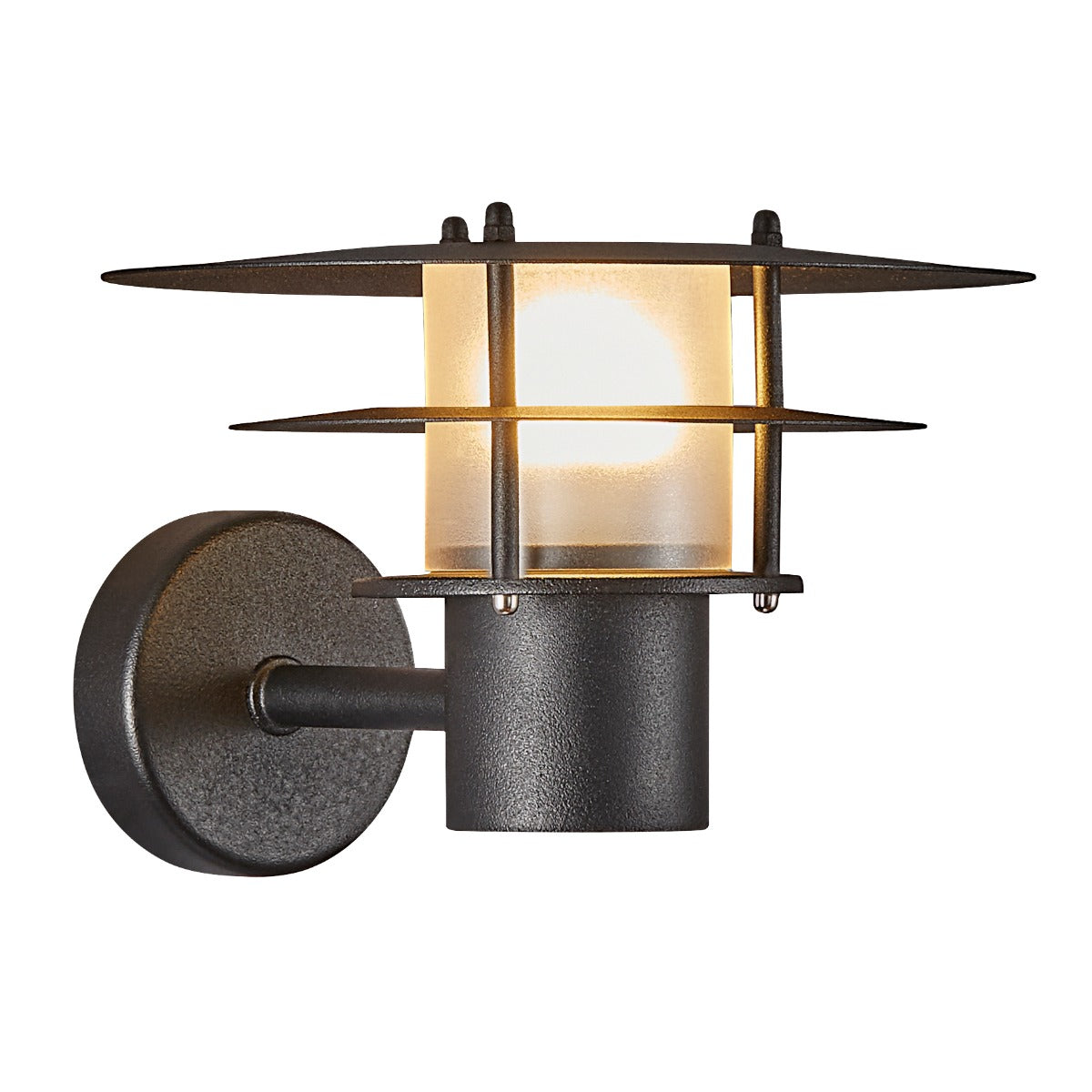 Bastia 1 Light Wall Light Small Black - 2118041003