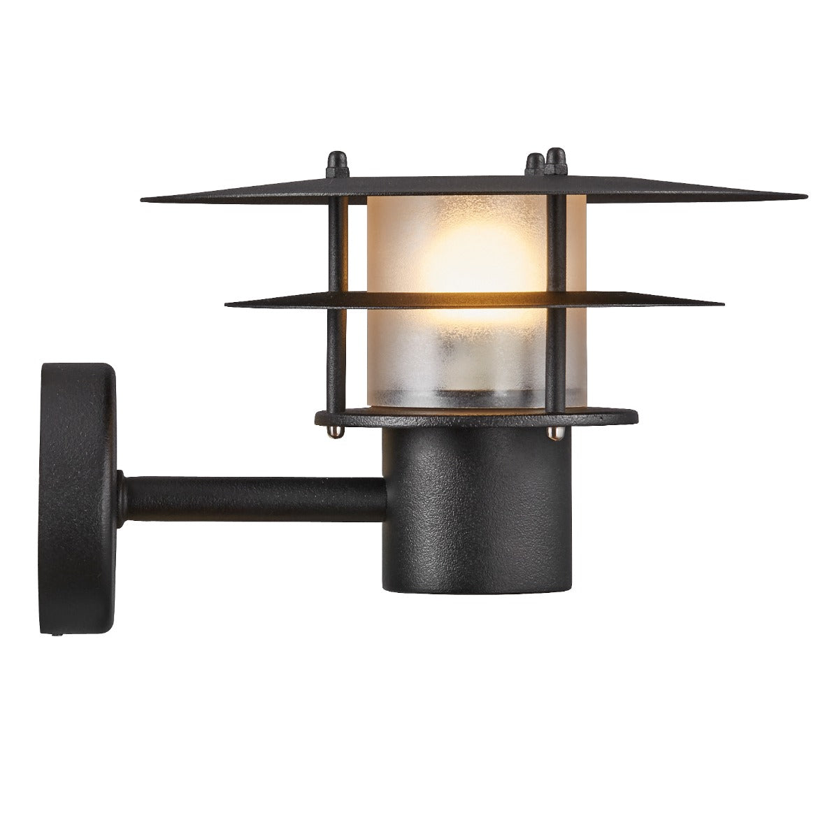 Bastia 1 Light Wall Light Small Black - 2118041003