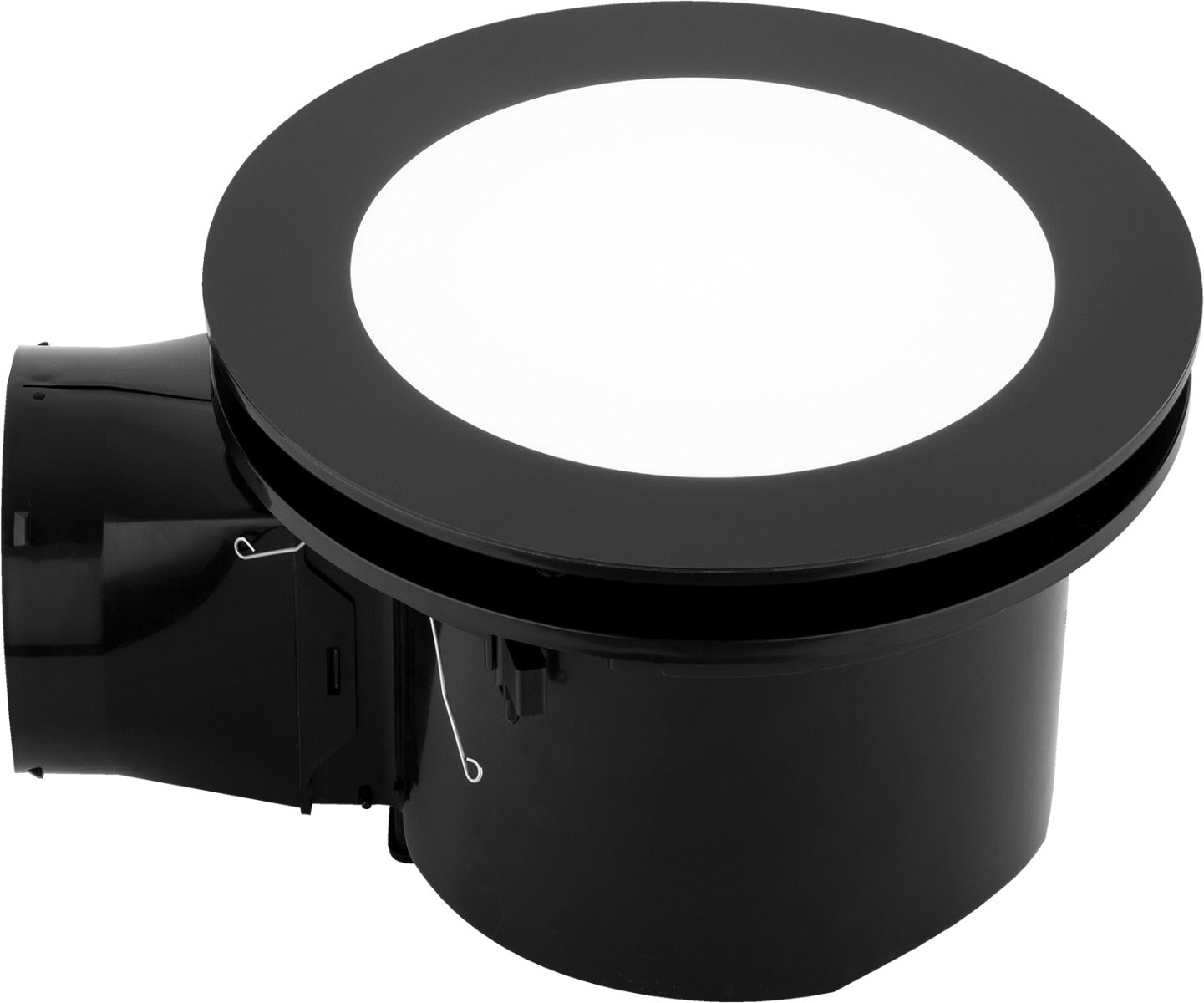 Mercator Turboline Black 300 Round Exhaust Fan with CCT LED – BE510ESPBK