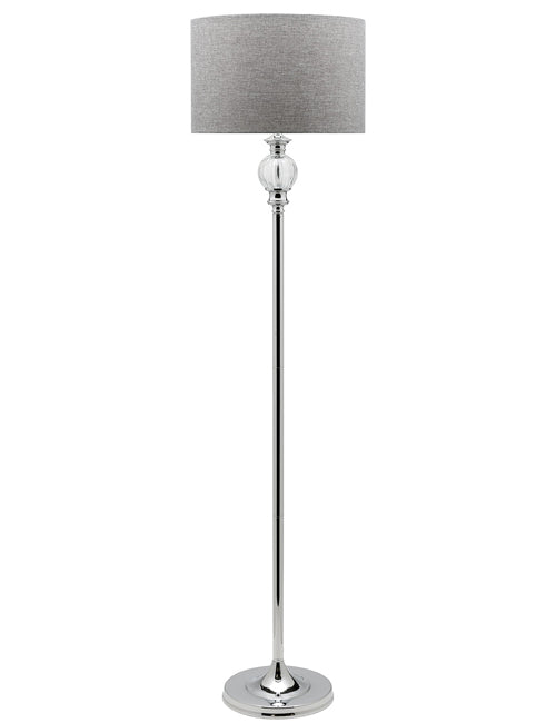 BEVERLY 1LIGHT FLOOR LAMP (BEVE1FL) DARK GREY COUGAR LIGHTING