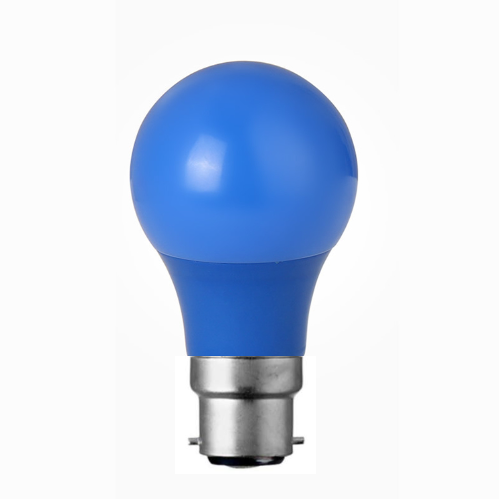 Colour 5W Blue GLS LED Light Bulb (B22) Party Globes
