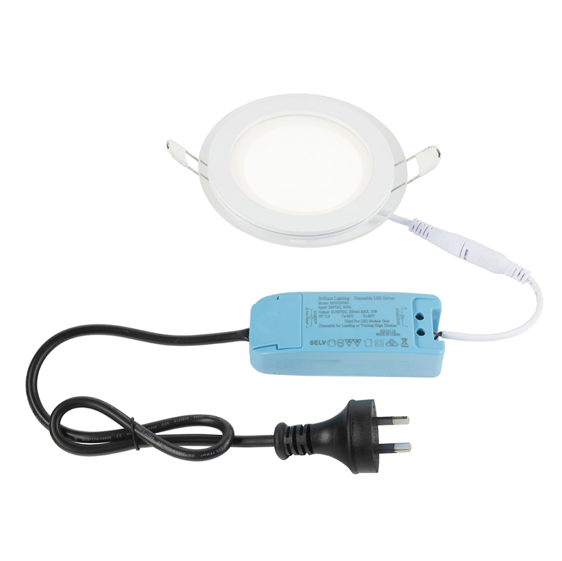 GLASSON 10W LED DOWNLIGHT DIMMABLE 4200K - WHITE - 20757/05FP