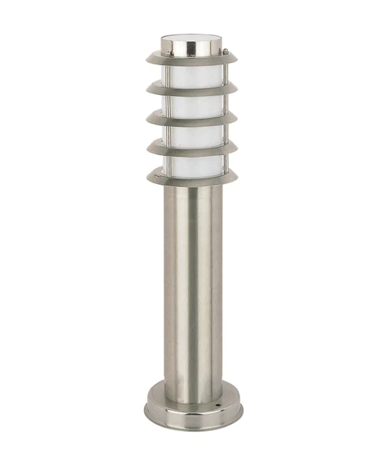 BORDA Exterior E27 Surface Mounted Louvred Black Bollard Light IP44- BORDA4