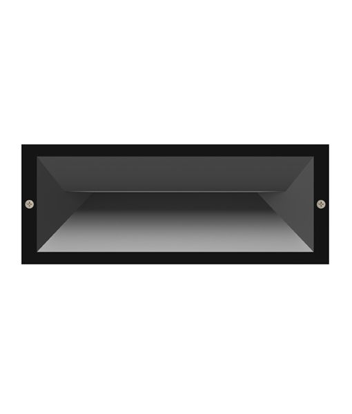 WALL LED 240V RECD Dark Grey Rect  BRICK0001 Cla Lighting